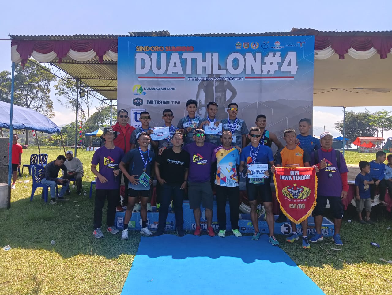 Prajurit Yonif 410/Alugoro Raih Prestasi Di Sindoro-Sumbing Duathlon#4 Tahun 2023